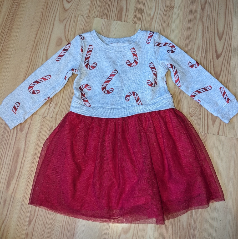 Toddler Christmas Sweatshirt Dress